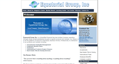 Desktop Screenshot of equatorialgroup.com